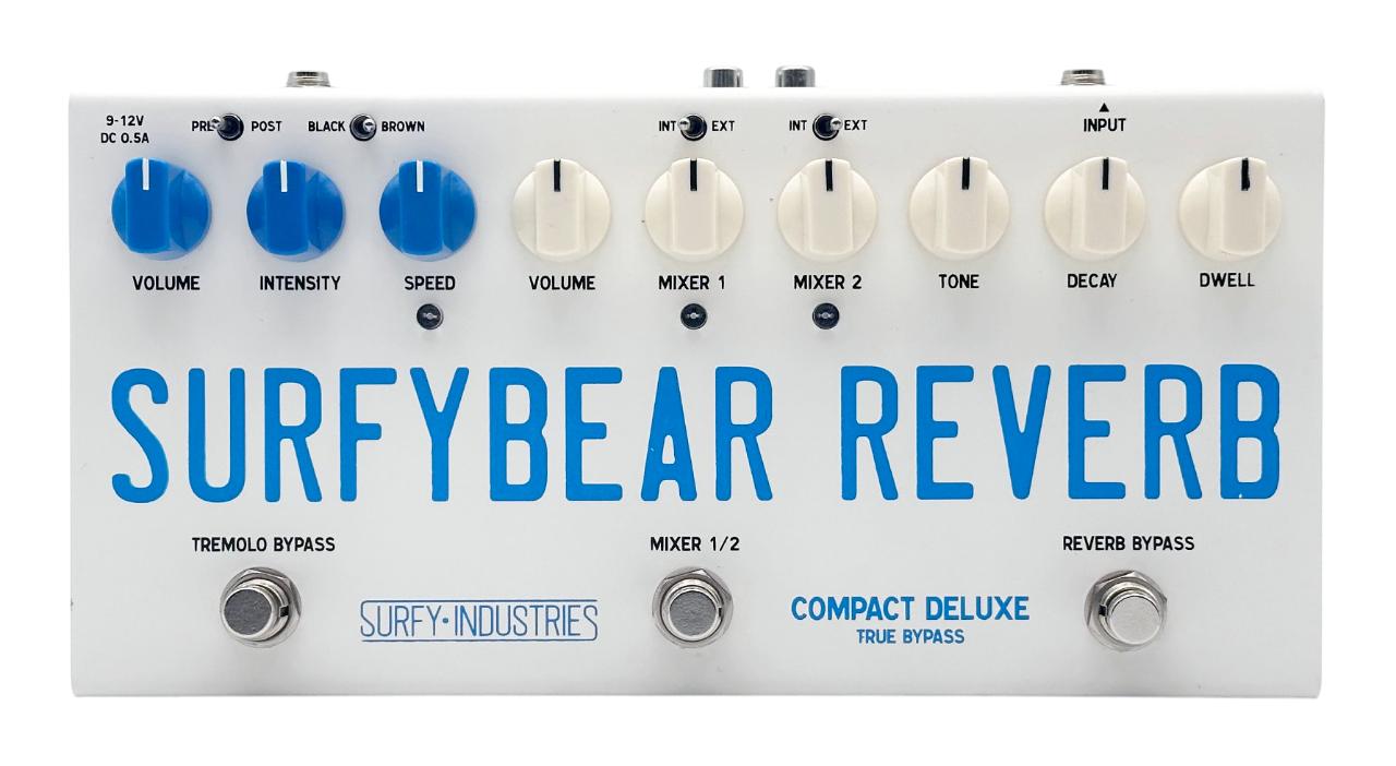 Surfy Industries SurfyBear Reverb Compact Deluxe - Andertons Music Co